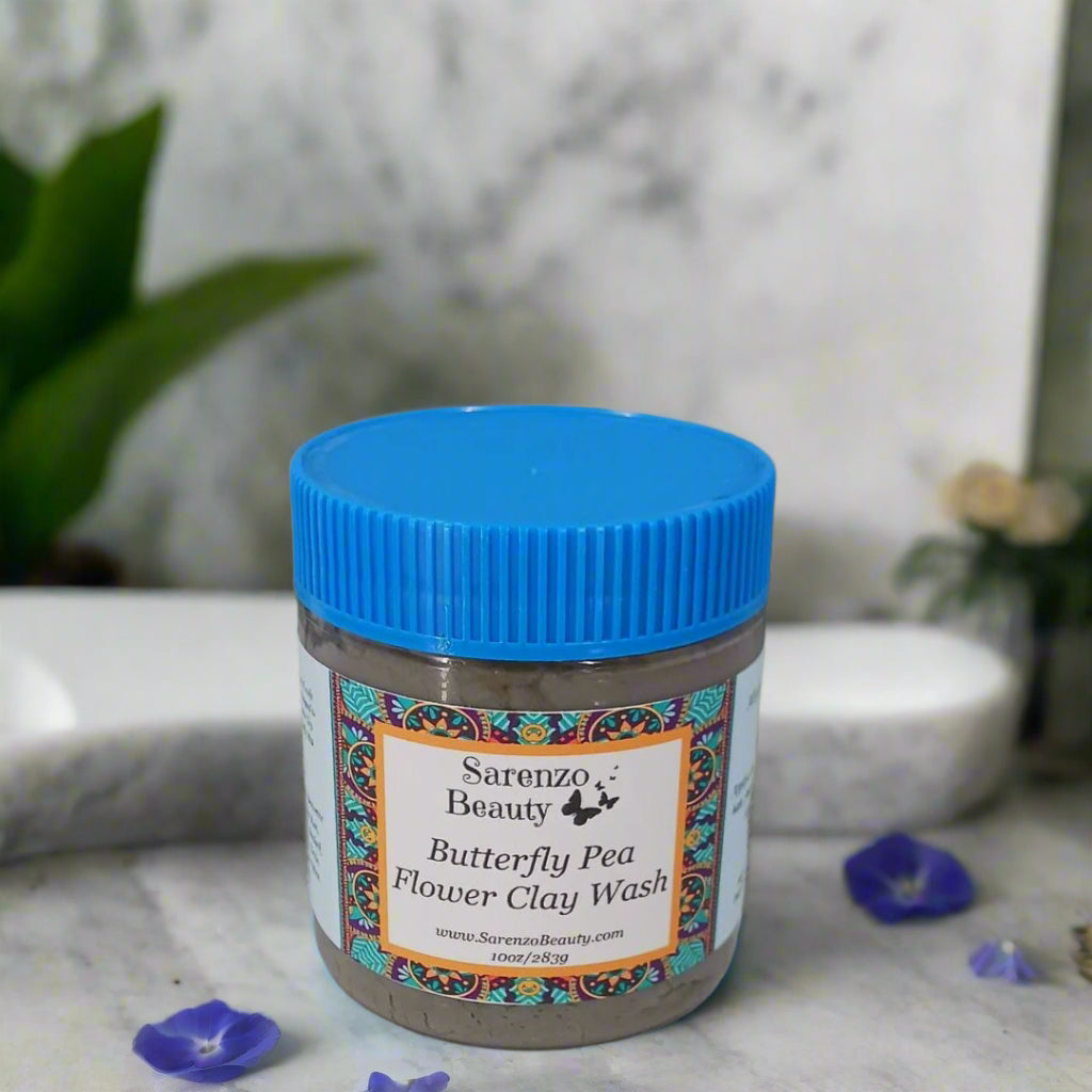 Butterfly Pea Flower Clay Wash