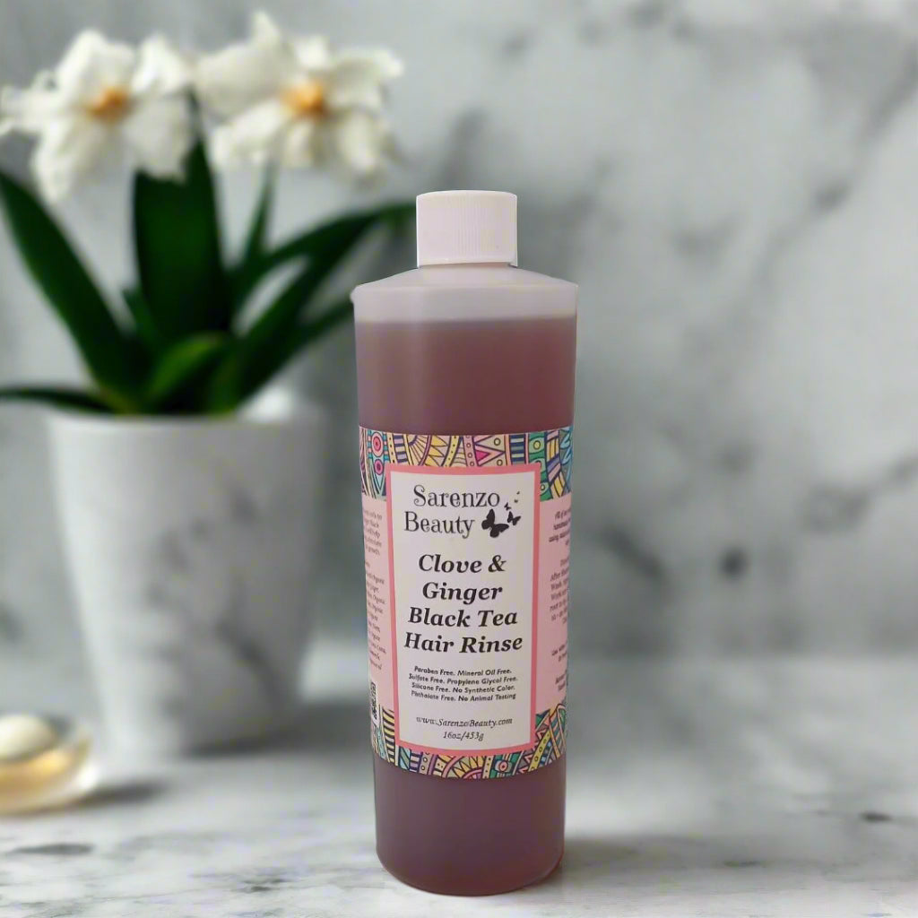 Clove & Ginger Black Tea Hair Rinse