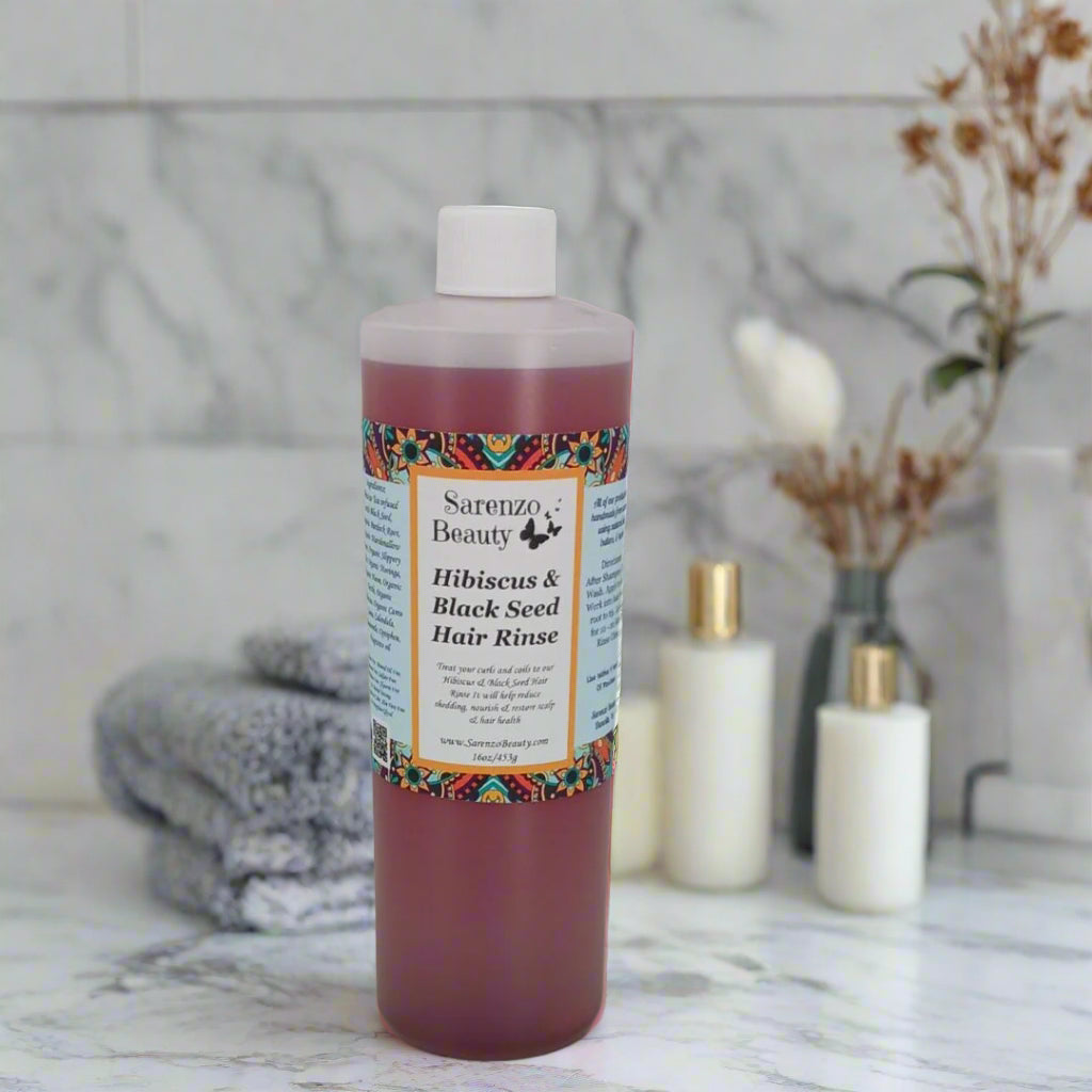 Hibiscus & Black Seed Hair Rinse