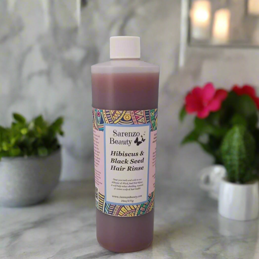 Hibiscus & Black Seed Hair Rinse