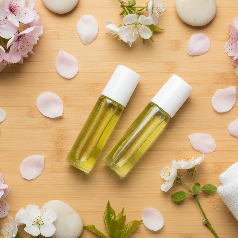 Bamboo with spring elements