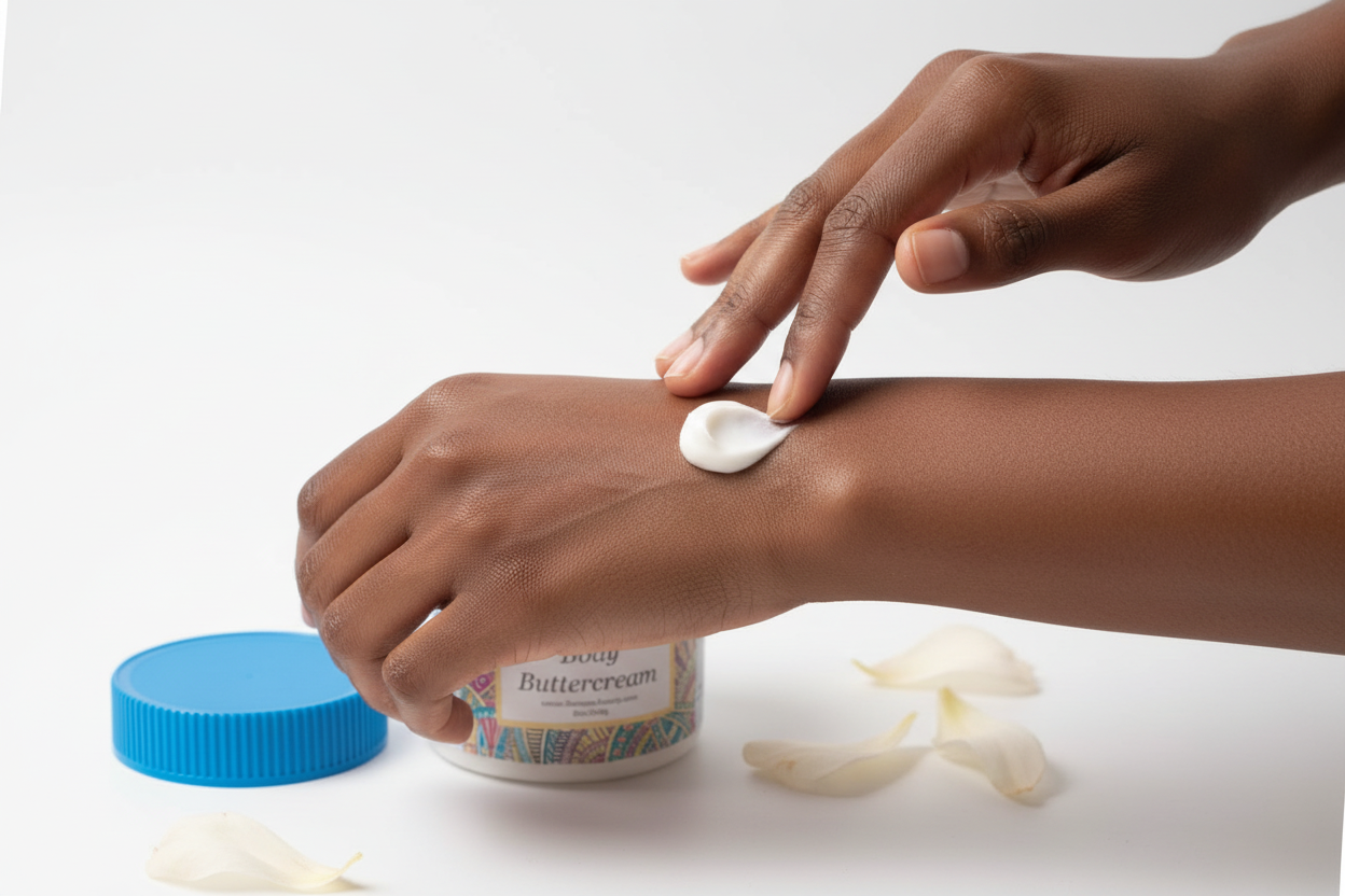 Buttercream application - smaller dollop