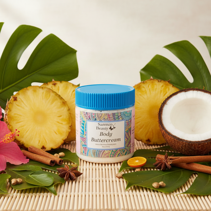 Tropical ingredients styling