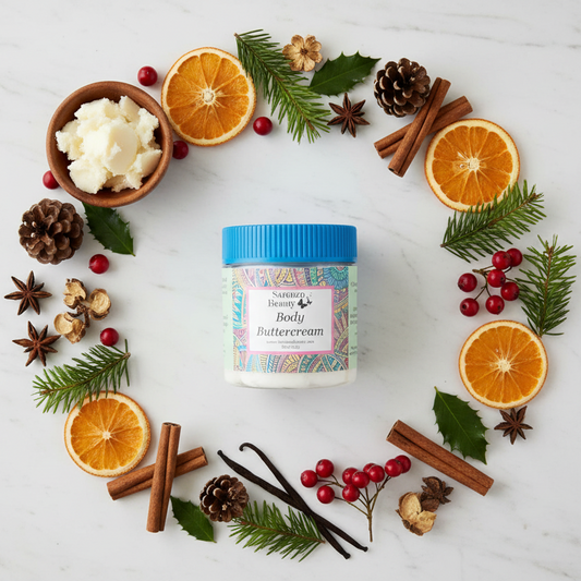 Winter ingredients flat lay