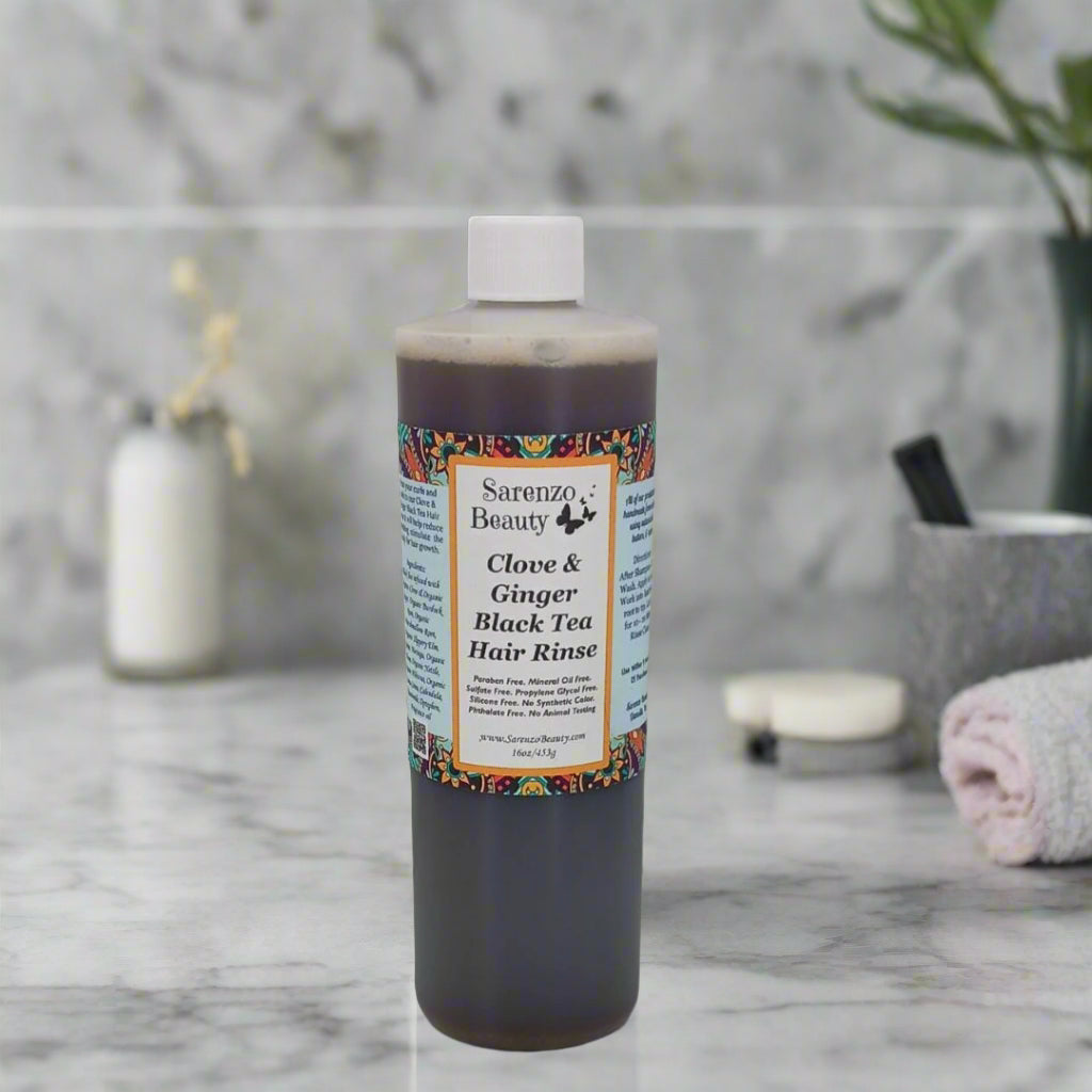 Clove & Ginger Black Tea Hair Rinse
