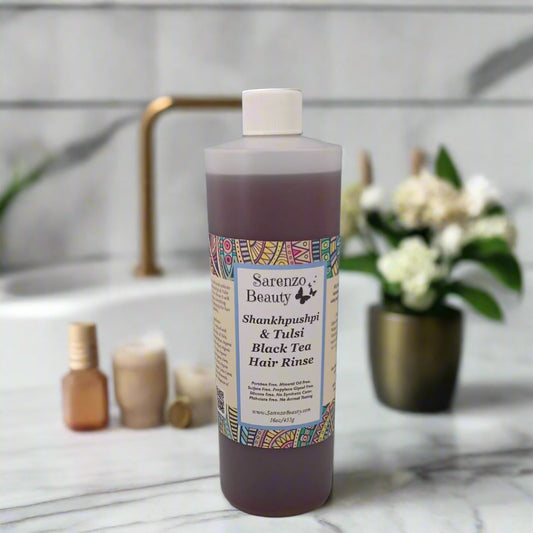 Shankhpushpi & Tulsi Black Tea Hair Rinse