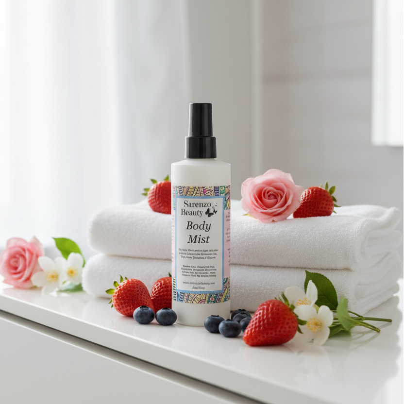Airy vanity with fruits