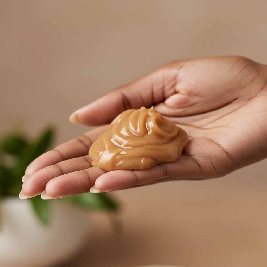 Ayurvedic Hair Jelly Texture Shot