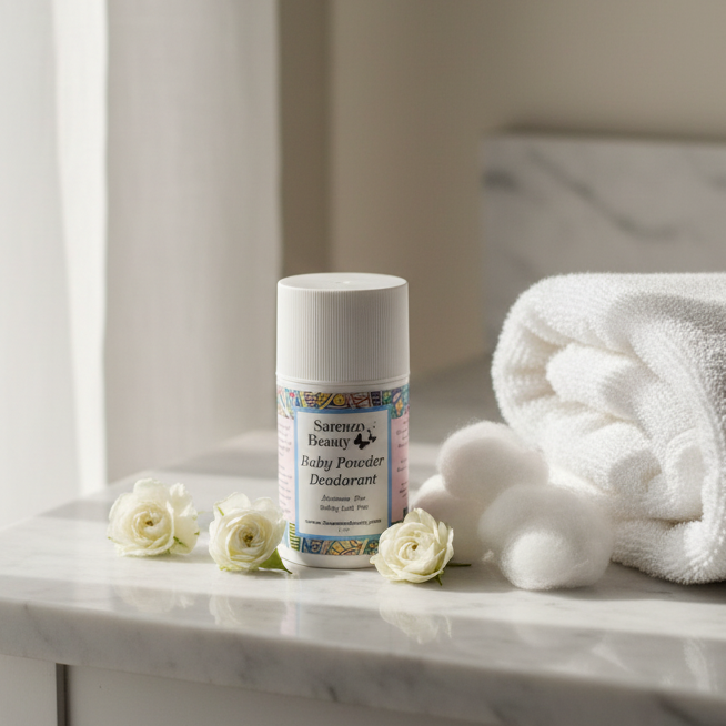 Baby Powder Marble Vanity Hero