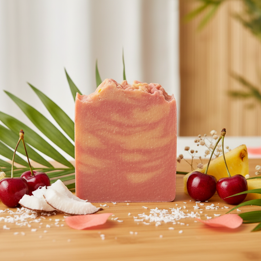 Bamboo with cherry colada elements