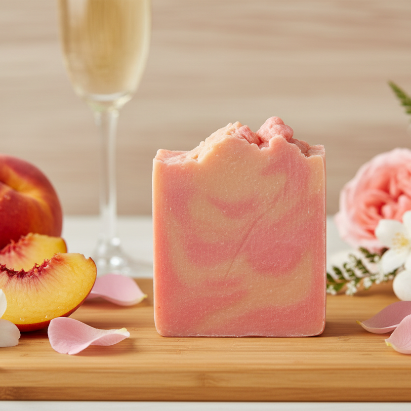 Bamboo with peach champagne elements