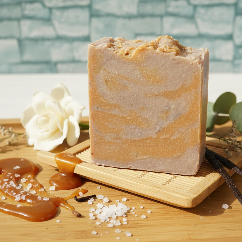 Bamboo with salted caramel elements