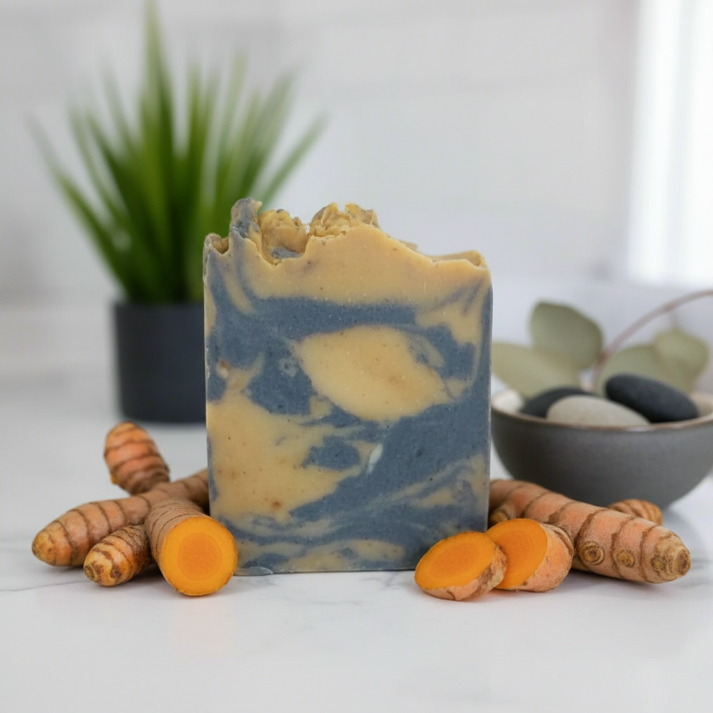 Charcoal Turmeric Soap with Turmeric