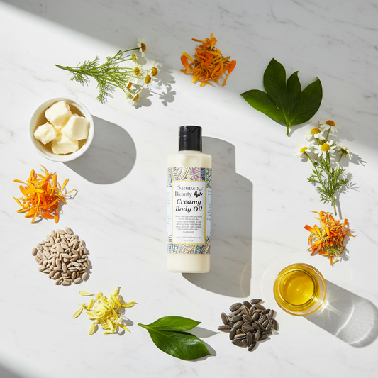 Circular ingredients flat lay