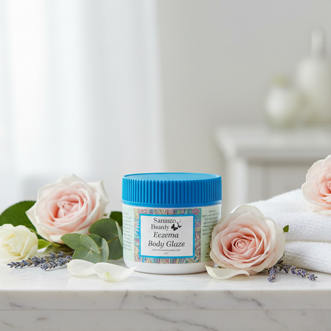 Eczema Body Glaze Marble Vanity Hero