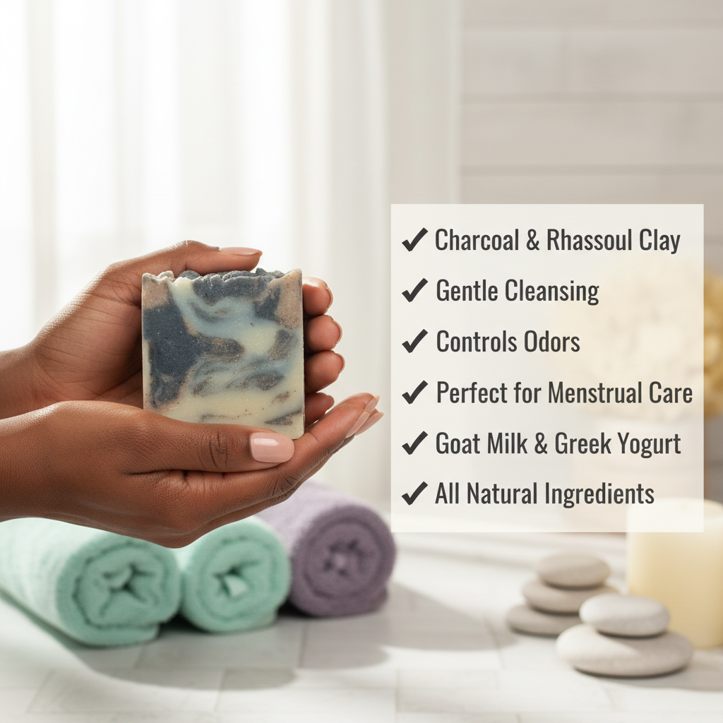 Hands Holding Soap with All Benefits