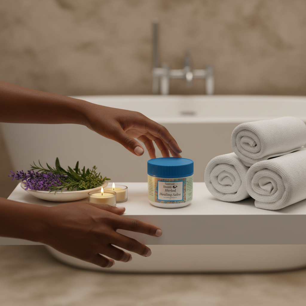 Herbal Healing Salve Candlelit Ritual Hero