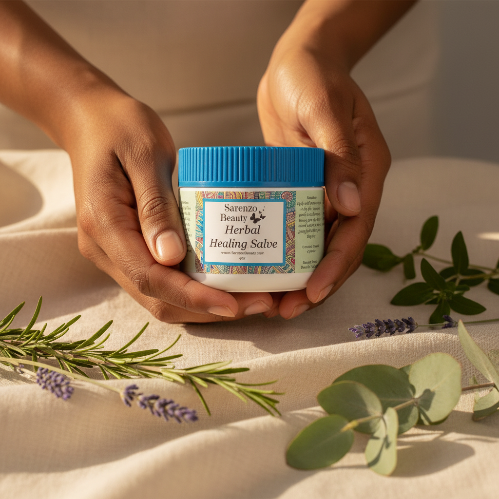 Herbal Healing Salve Lifestyle Hands Hero