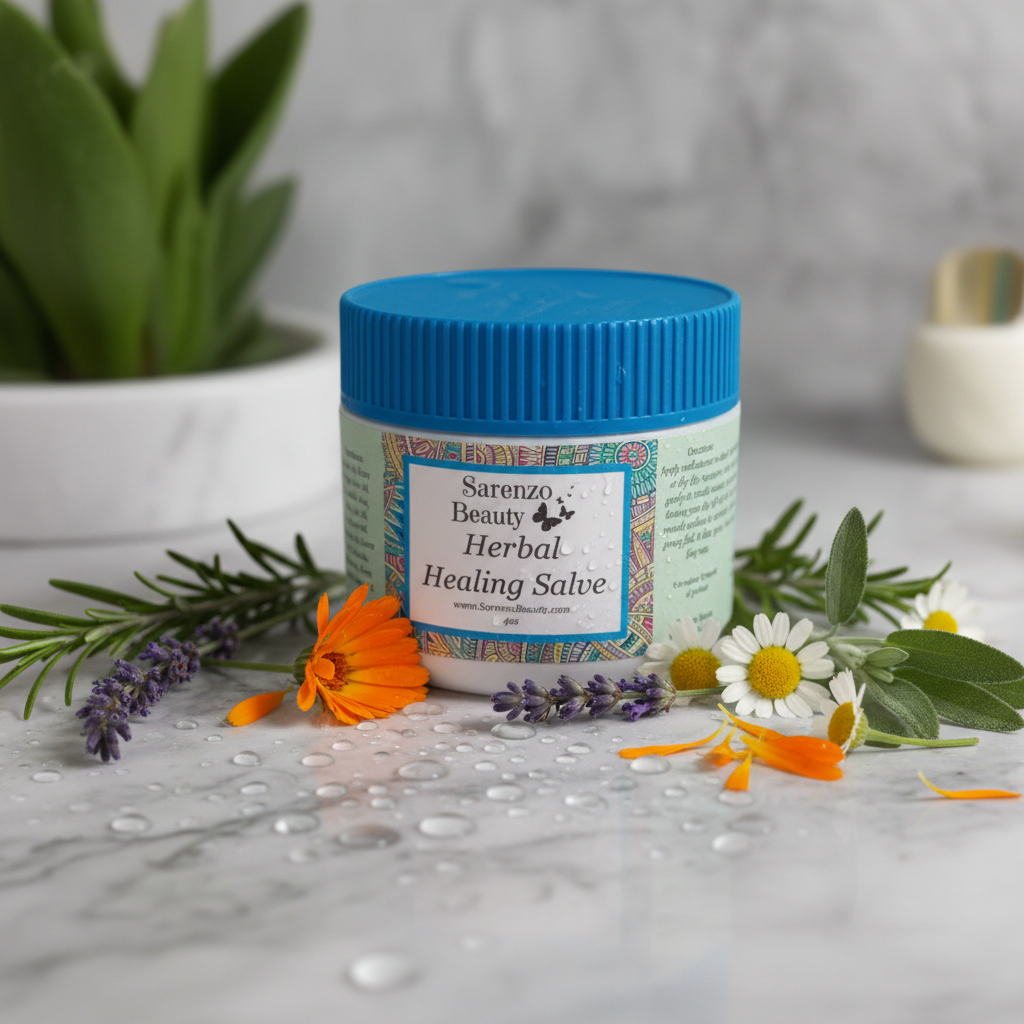 Herbal Healing Salve Wet Marble Hero