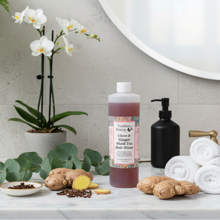 Spa bathroom vanity with mirror