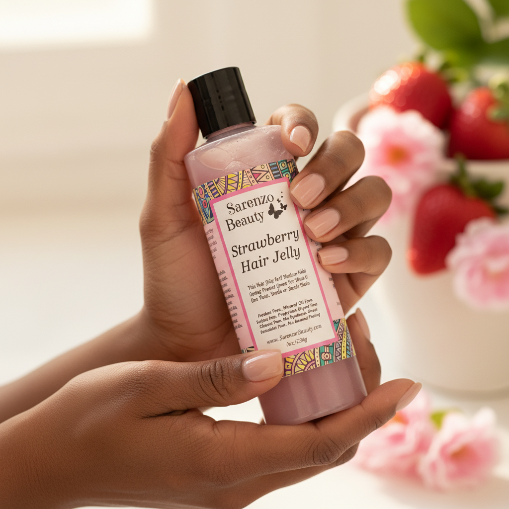 Strawberry Hair Jelly Hand Hold