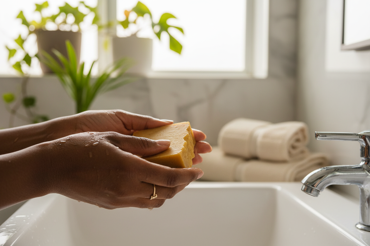 Turmeric Bar Soap Self-Care Moment