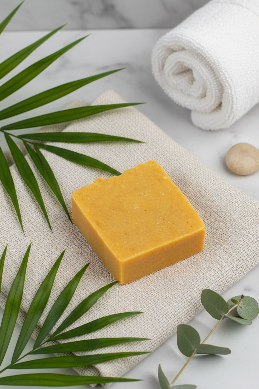 Turmeric Bar Soap Story No Calendula