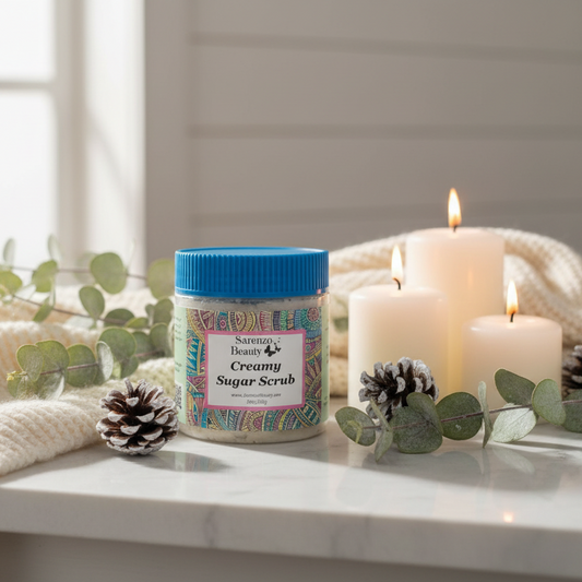 Winter cozy with knit blanket